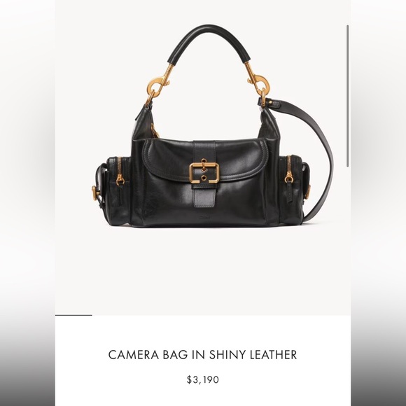 Chloe Medium Camera Bag Black - Picture 5 of 5